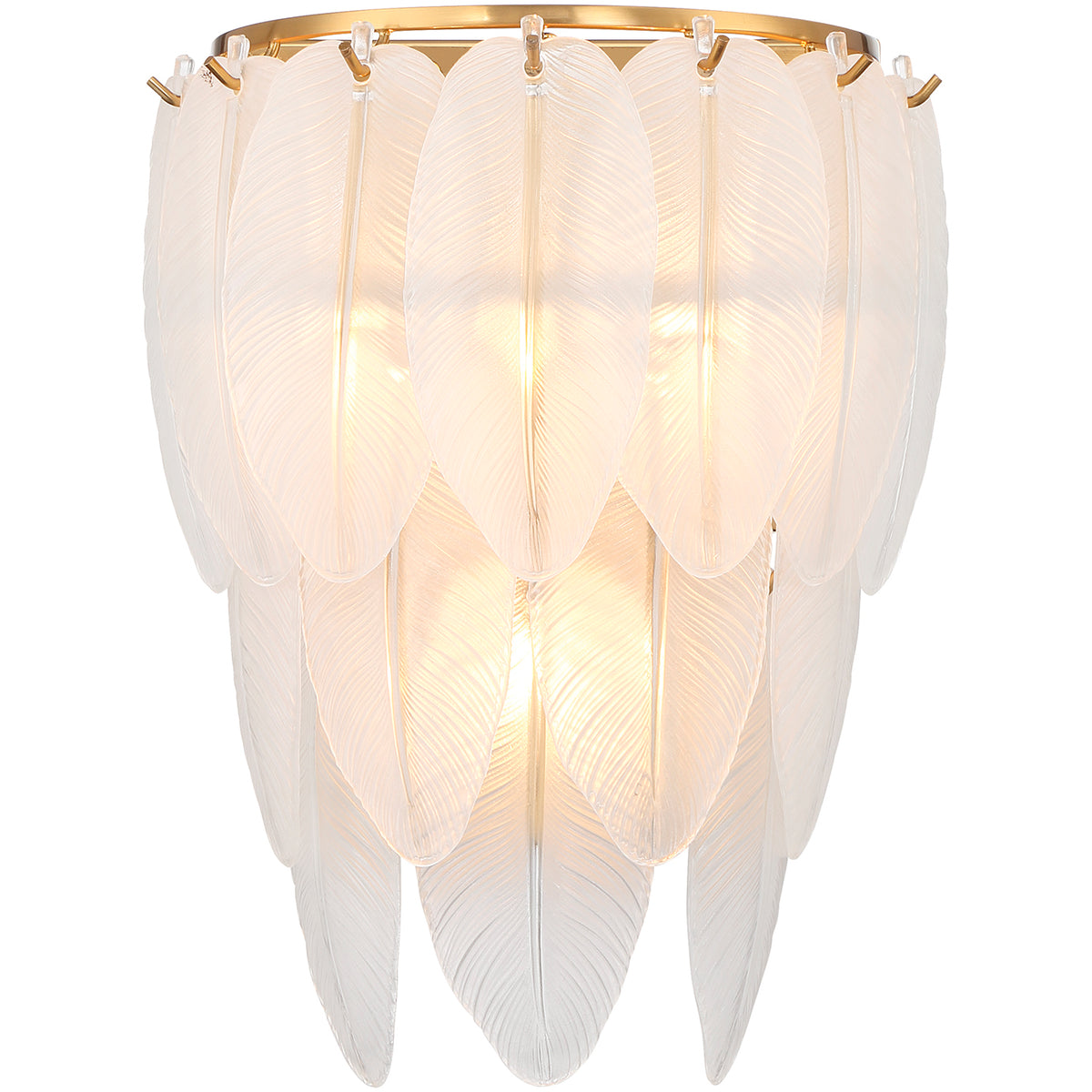 Boa 3-Light Wall Sconce in Warm Brass by Breegan Jane