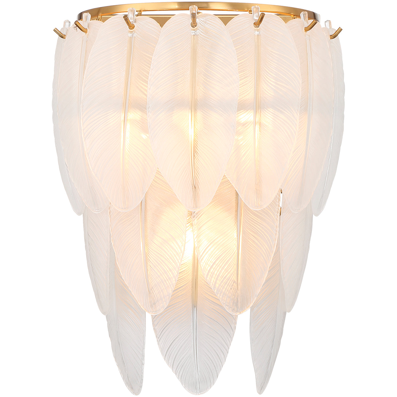 Boa 3-Light Wall Sconce in Warm Brass by Breegan Jane