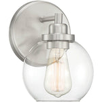 Carson 1-Light Sconce - Satin Nickel