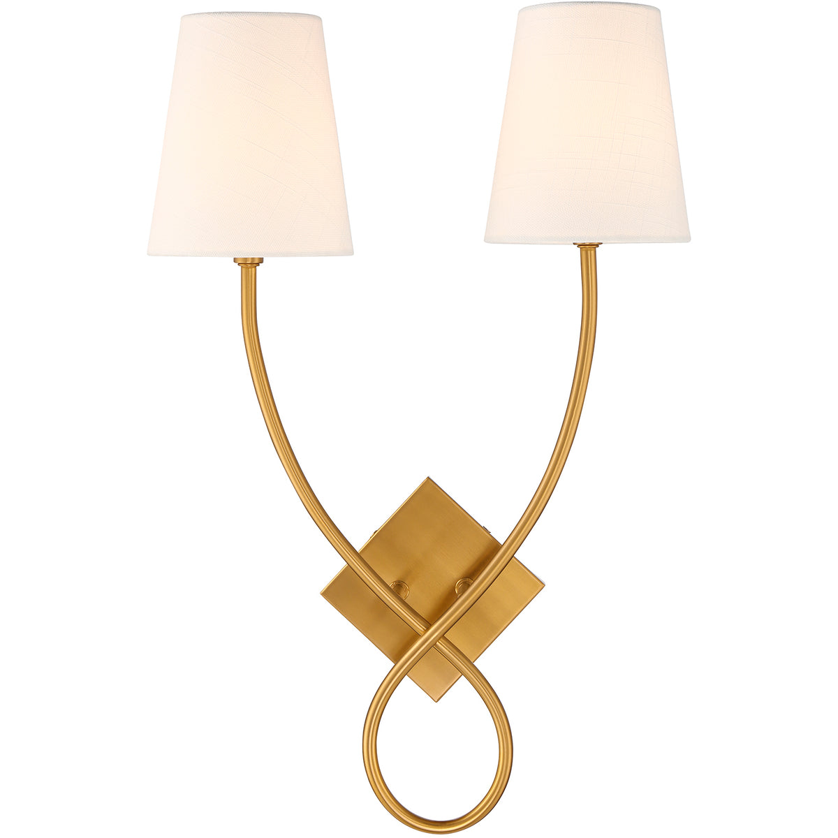 Barclay 2-Light Wall Sconce in Matte Black