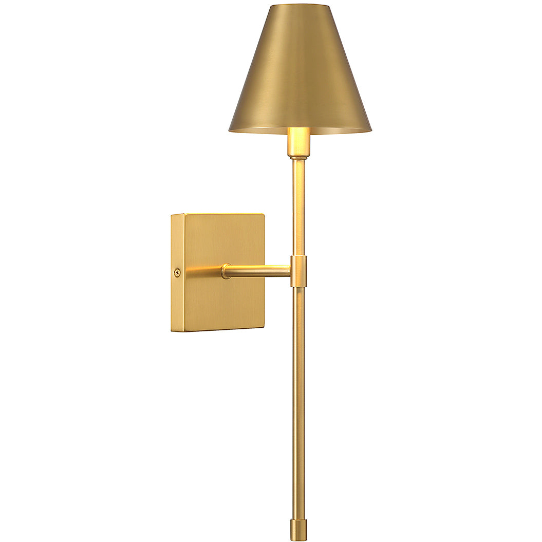Jefferson 1-Light Wall Sconce in Matte Black