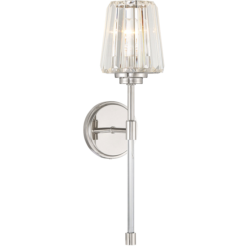 Garnet 1-Light Wall Sconce in Matte Black