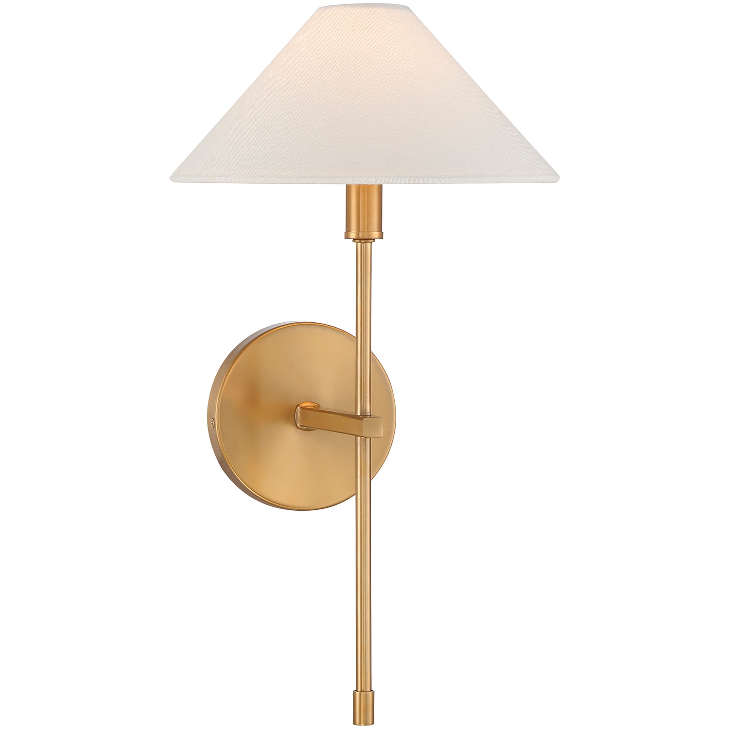 Avon 1-Light Wall Sconce in Black Tourmaline