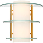 Newell 2-Light Wall Sconce in Warm Brass