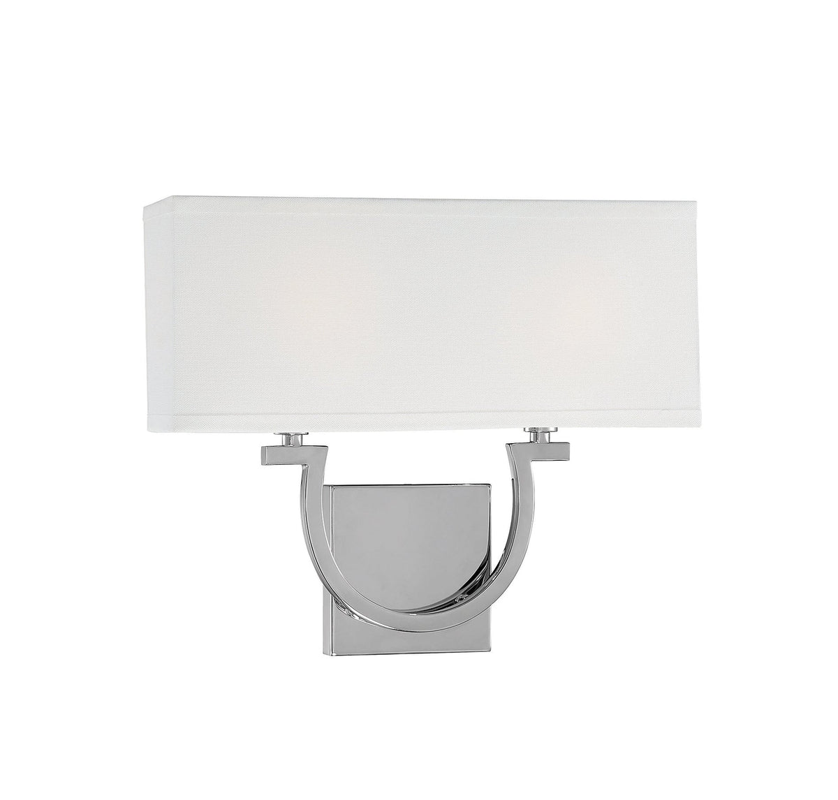 Savoy House Rhodes 2-Light Wall Sconce — Polished Nickel