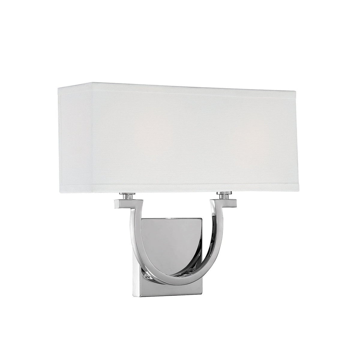 Savoy House Rhodes 2-Light Wall Sconce — Polished Nickel