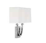 Savoy House Rhodes 2-Light Wall Sconce — Polished Nickel