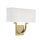 Savoy House Rhodes 2-Light Wall Sconce — Warm Brass