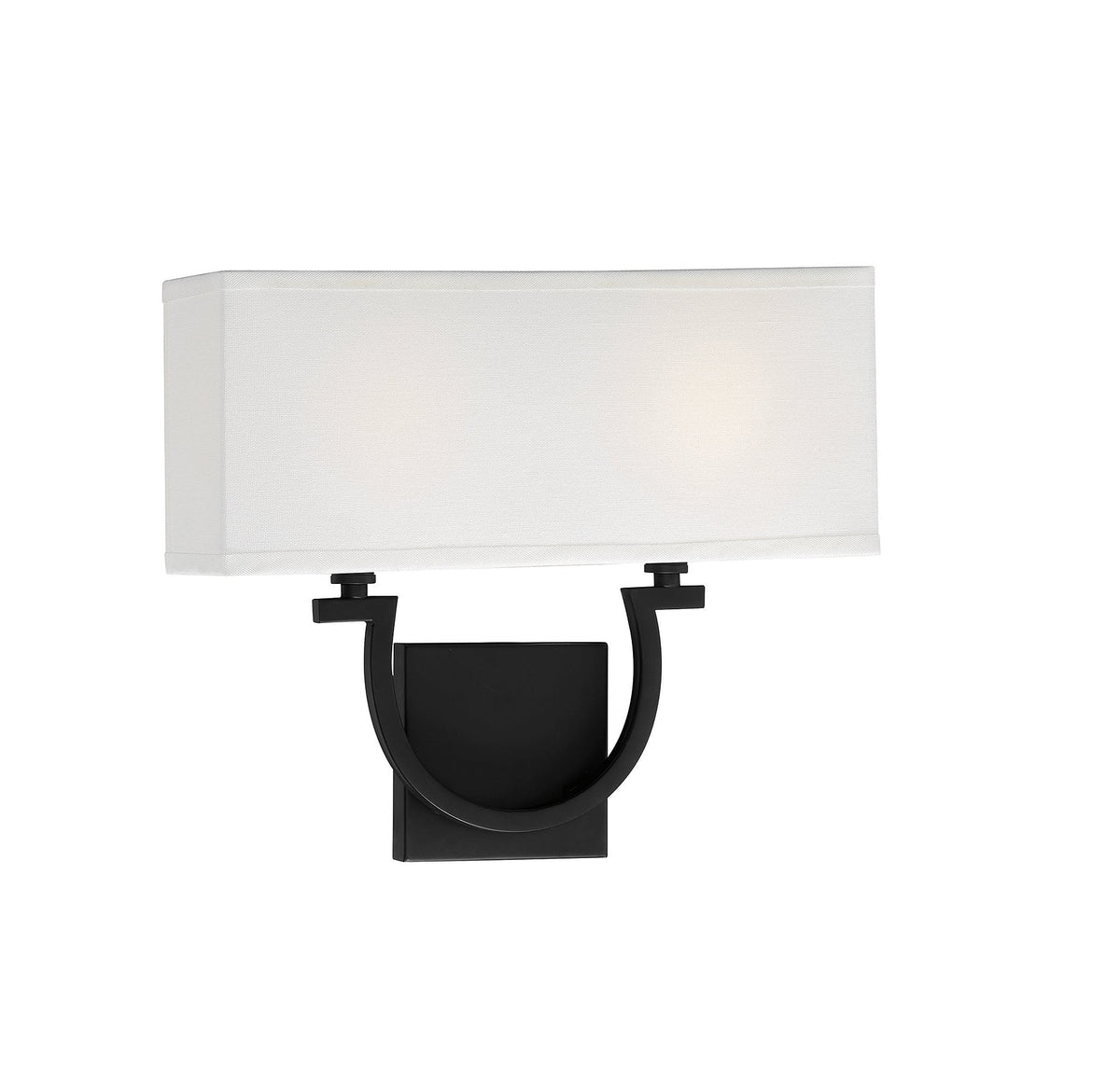 Savoy House Rhodes 2-Light Wall Sconce — Matte Black