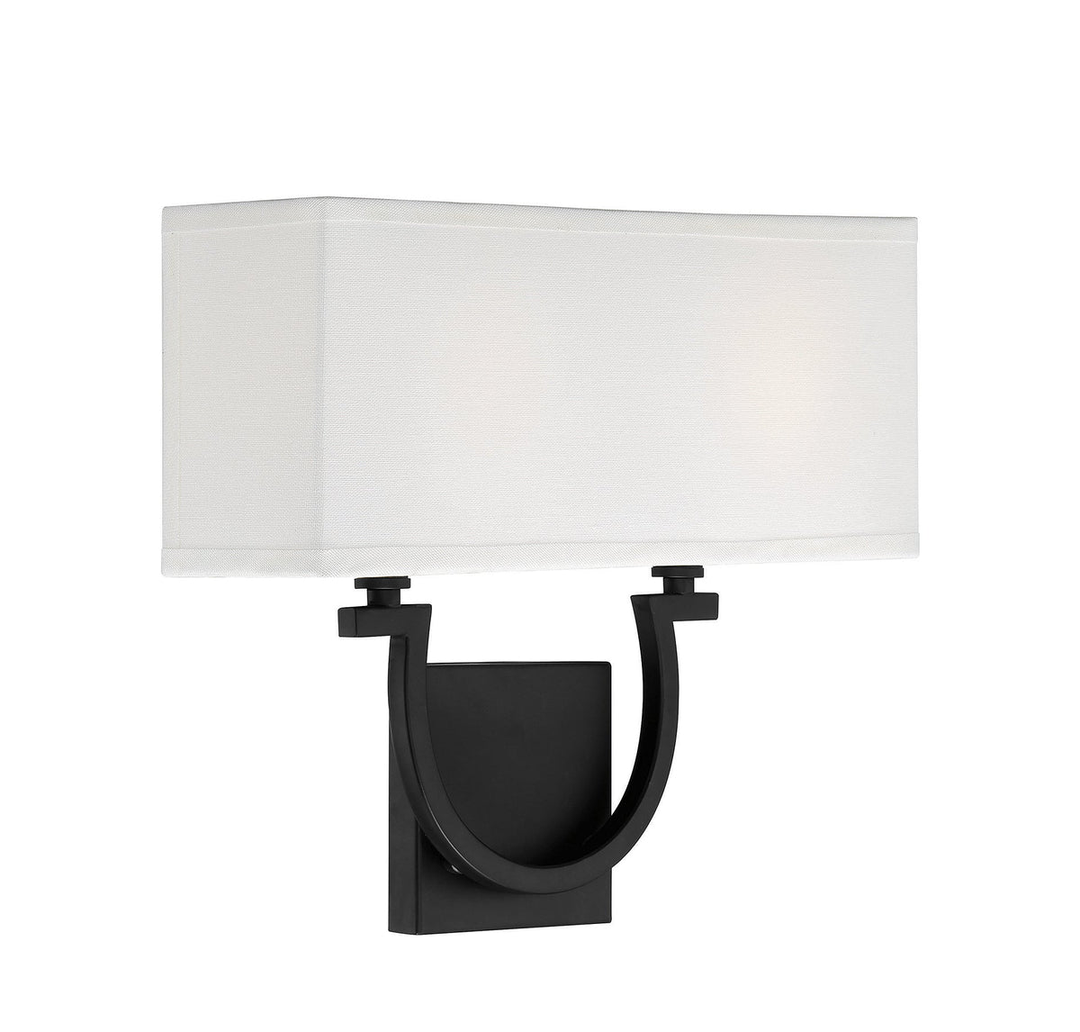 Savoy House Rhodes 2-Light Wall Sconce — Matte Black
