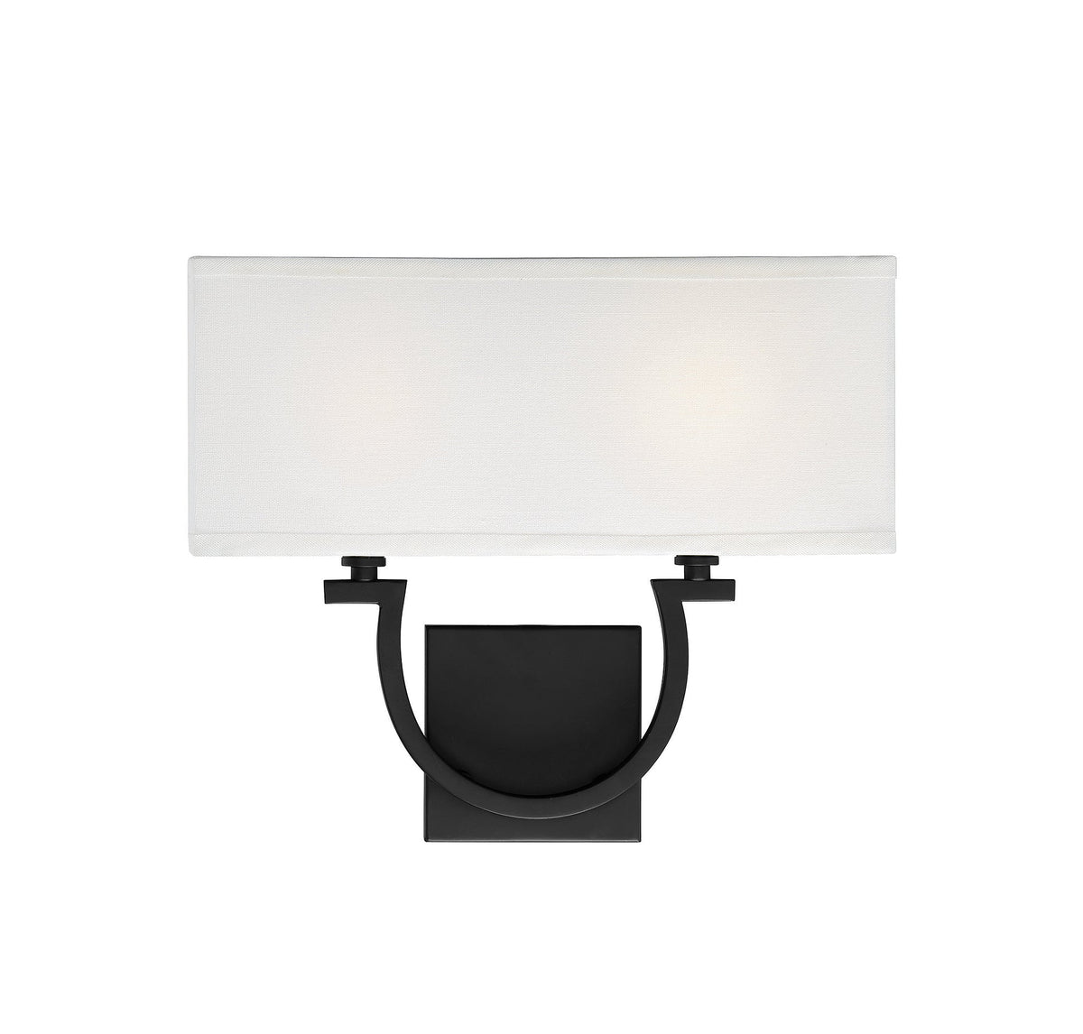 Savoy House Rhodes 2-Light Wall Sconce — Matte Black