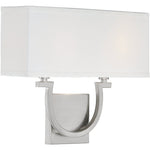 Savoy House Rhodes 2-Light Wall Sconce — Satin Nickel
