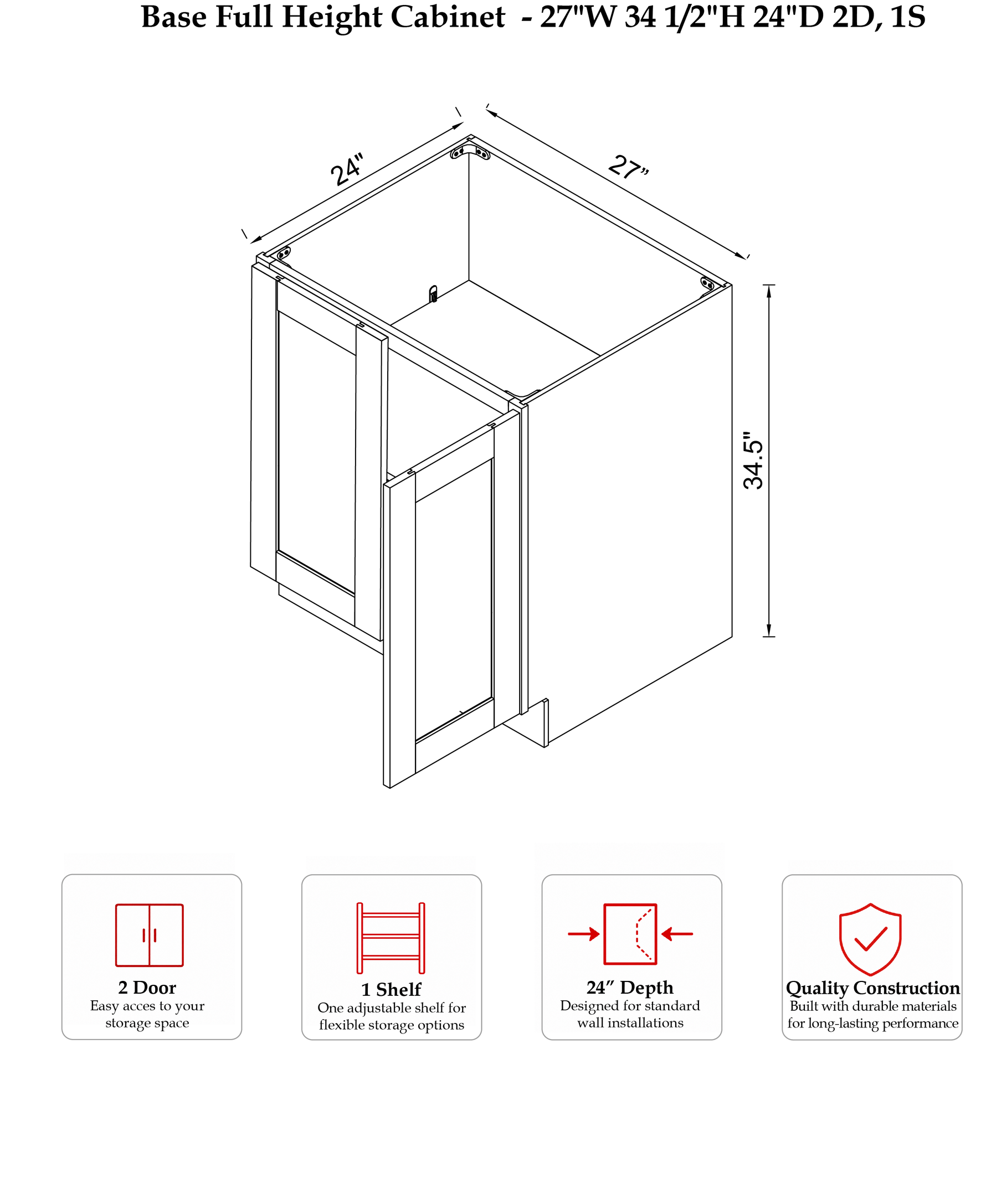 RHC-STU-F-B27FH - Specification Drawing
