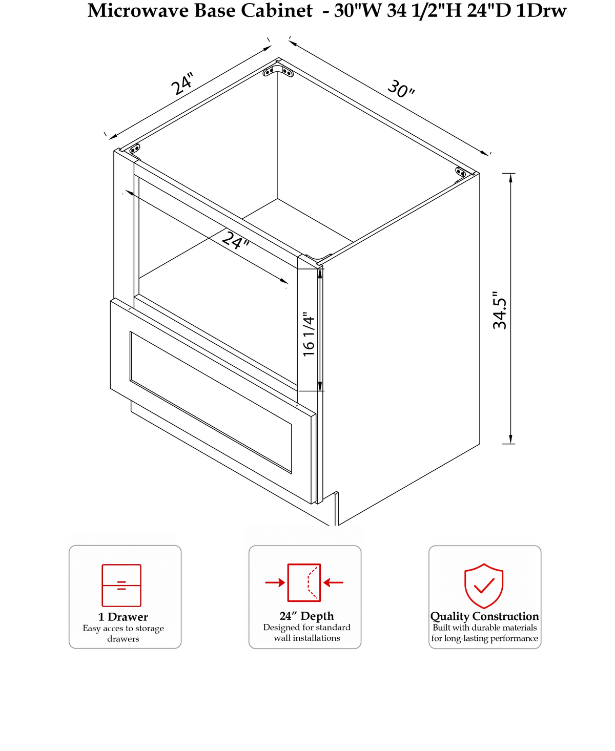 RHC-SIG-W-MB30 - Specification Drawing