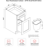 RHC-SIG-L-B18-Trash - Specification Drawing