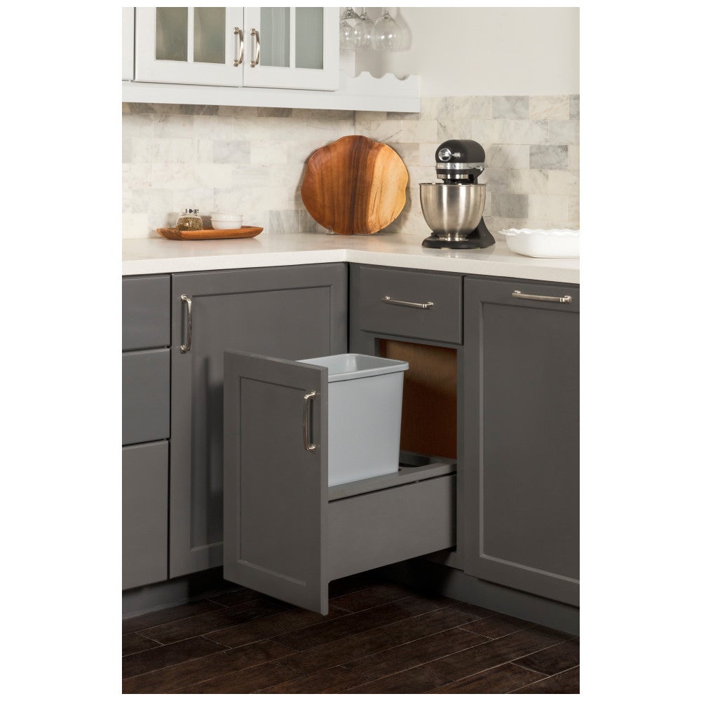 Metal Drawer-Box Soft-close Trashcan Pullout