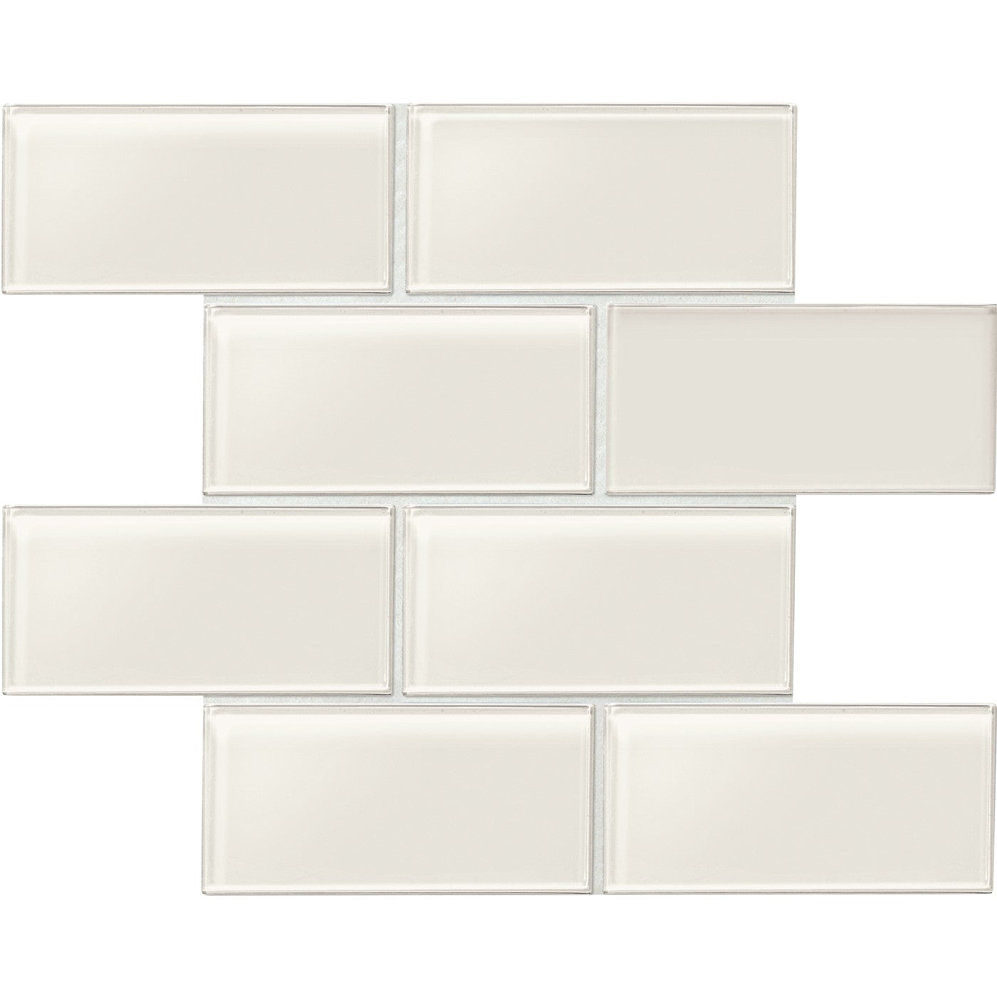 Daltile Amity White 3″×6″ glossy wall tile