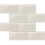 Daltile Amity Taupe 3″×6″ glossy wall tile
