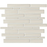 Daltile Amity Taupe random-linear ceramic mosaic