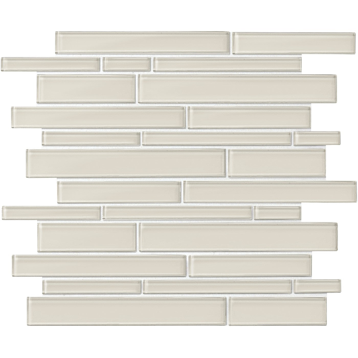 Daltile Amity Taupe random-linear ceramic mosaic