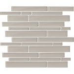 Daltile Amity Grey random-linear ceramic mosaic