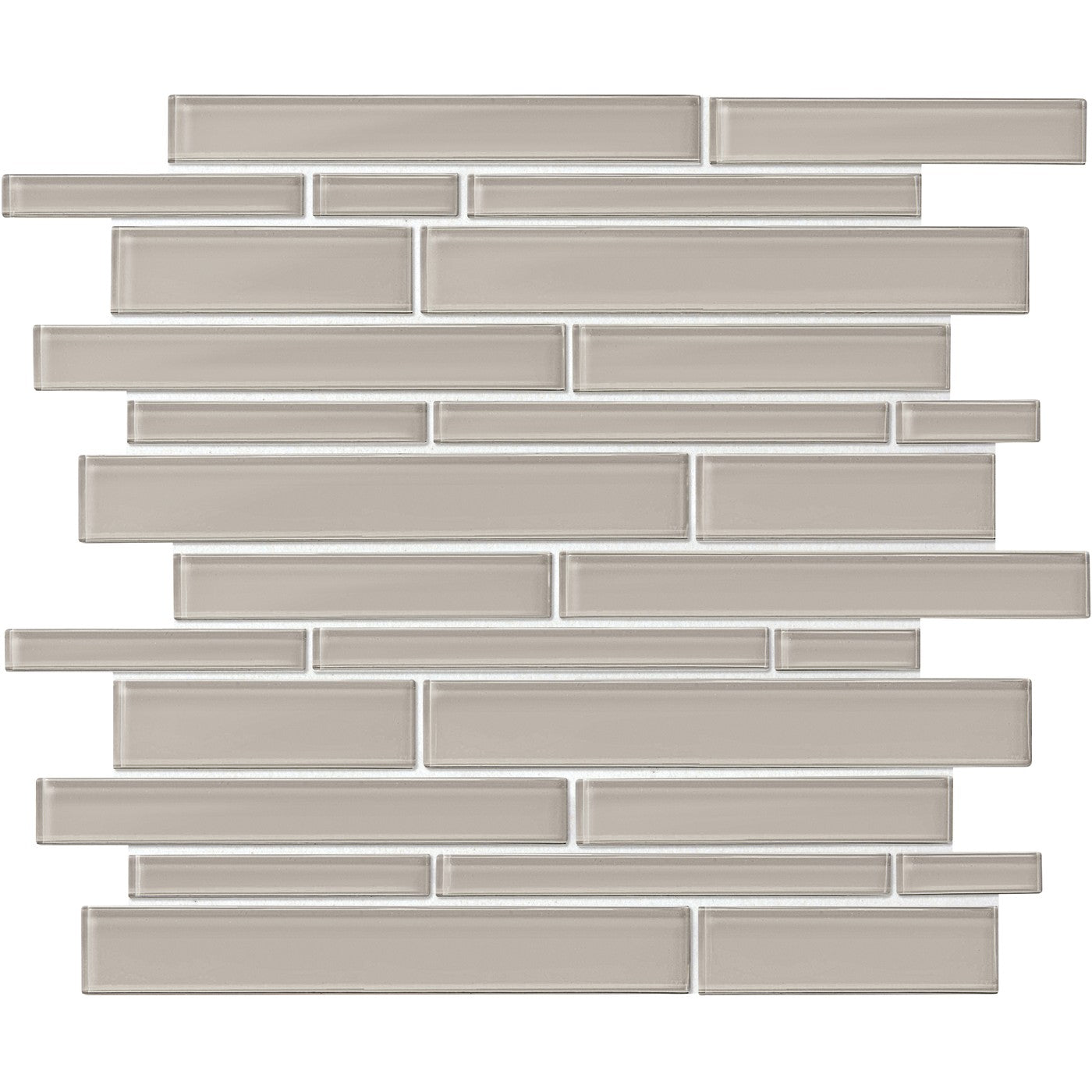 Daltile Amity Grey random-linear ceramic mosaic