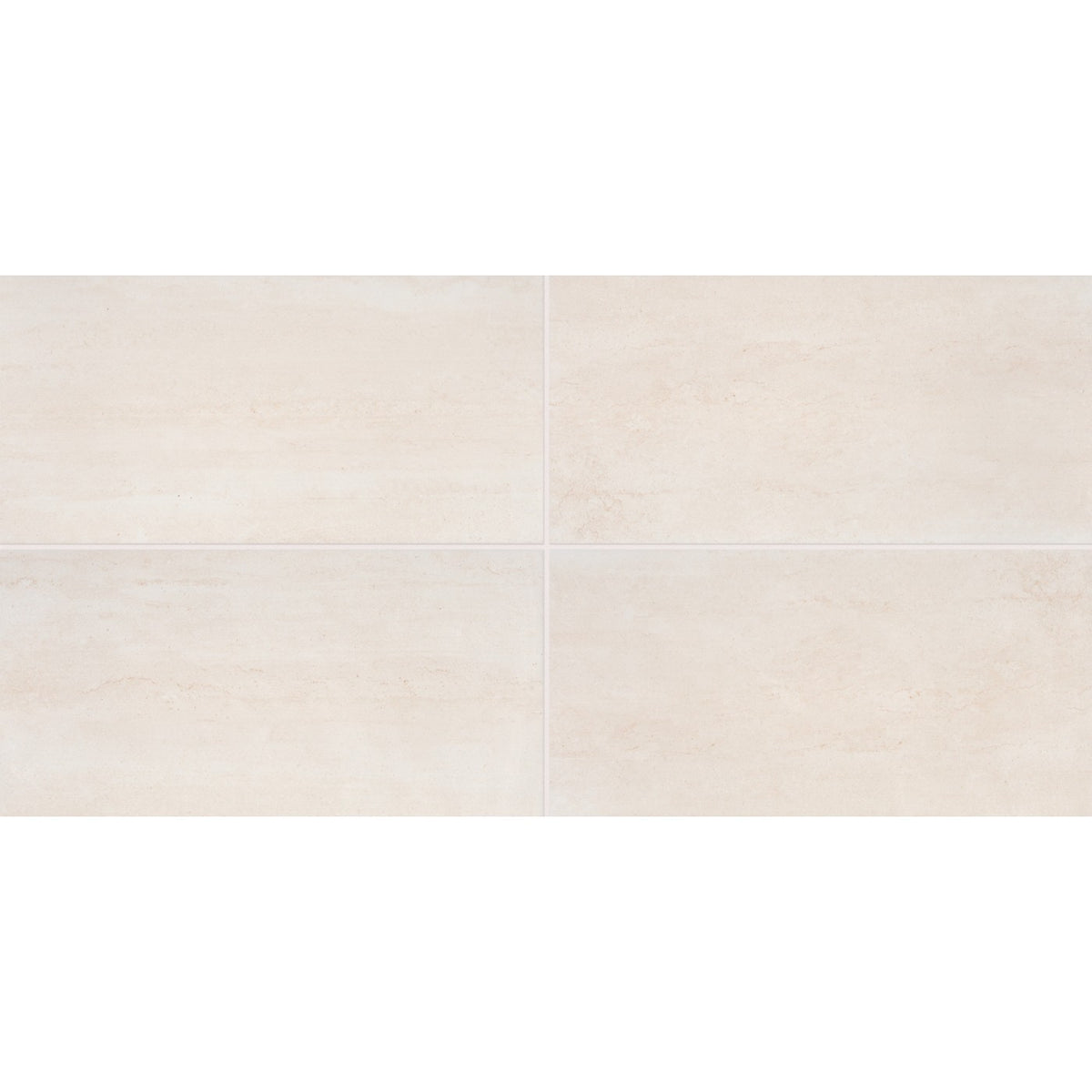 Daltile Cove Creek Off White matte tile 12″×24″