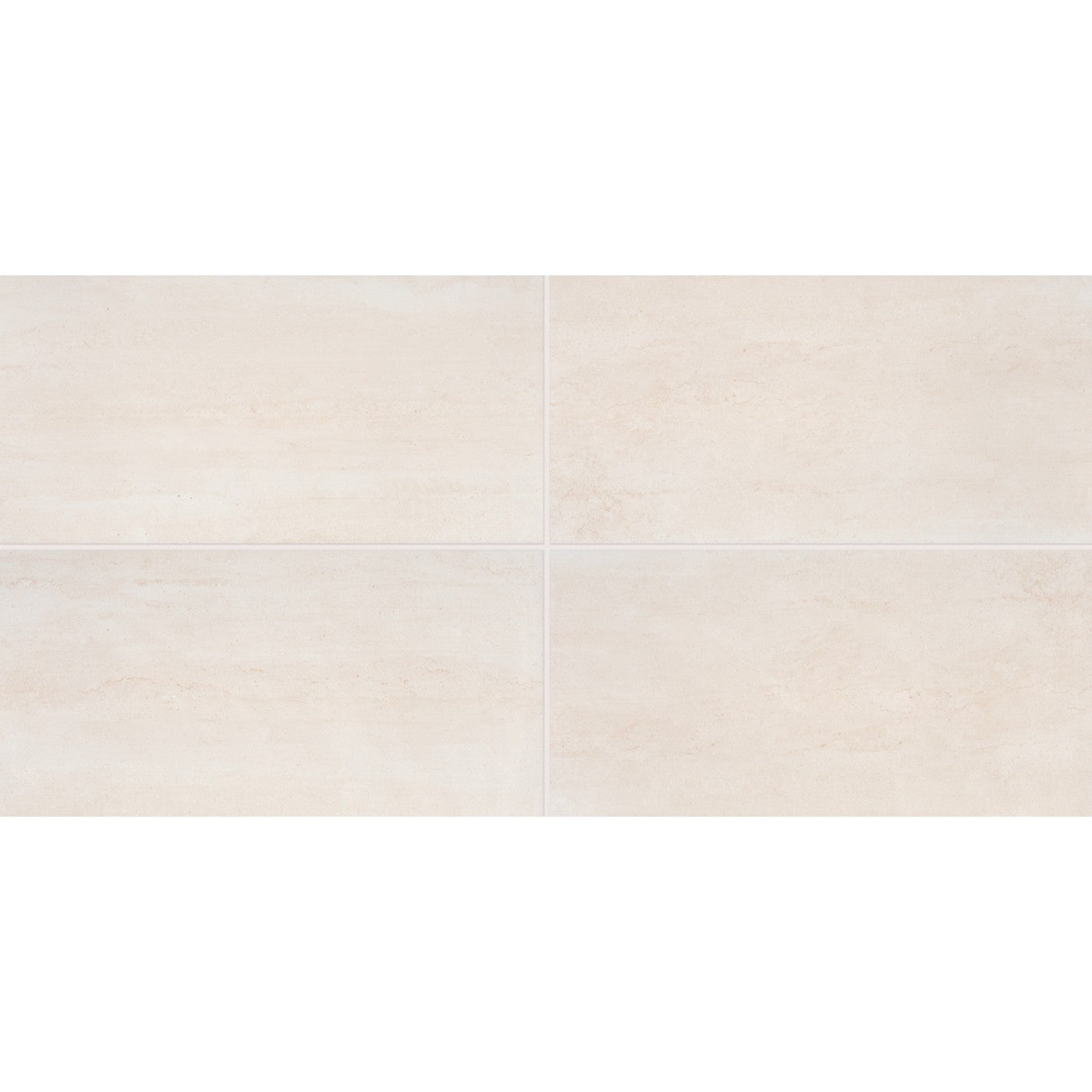 Daltile Cove Creek Off White matte tile 12″×24″