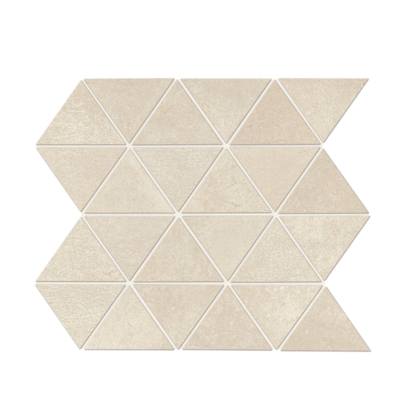 Daltile Chord Sonata White matte porcelain mosaic