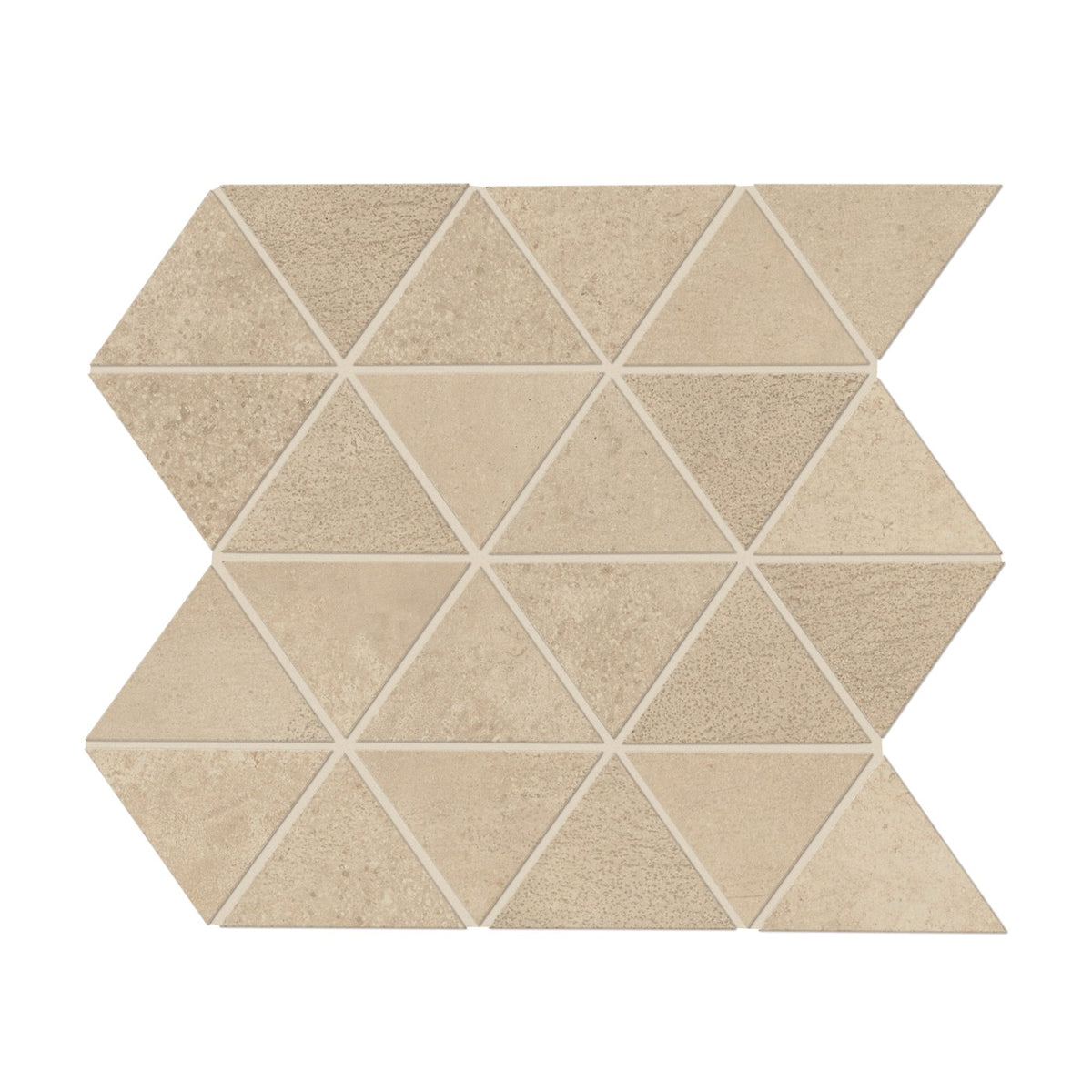 Daltile Chord Allegro Beige matte porcelain mosaic