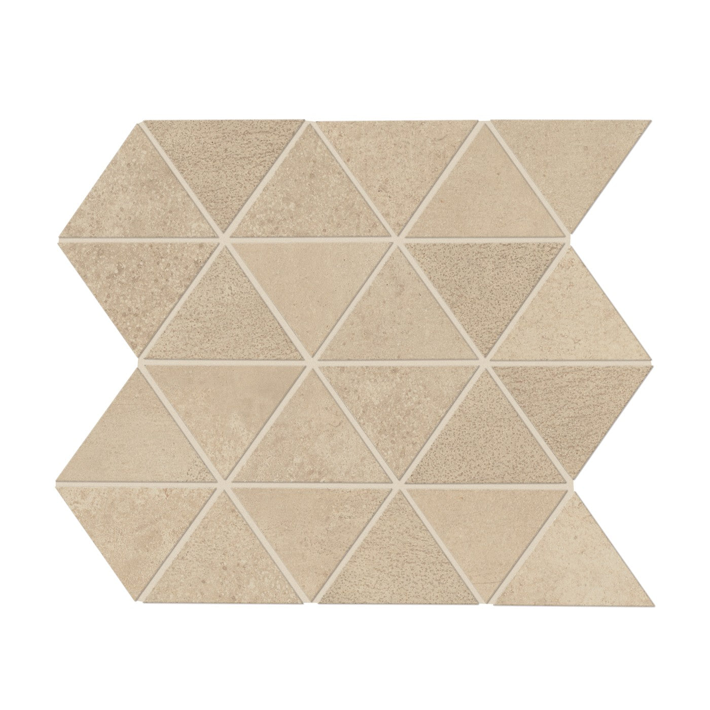 Daltile Chord Allegro Beige matte porcelain mosaic