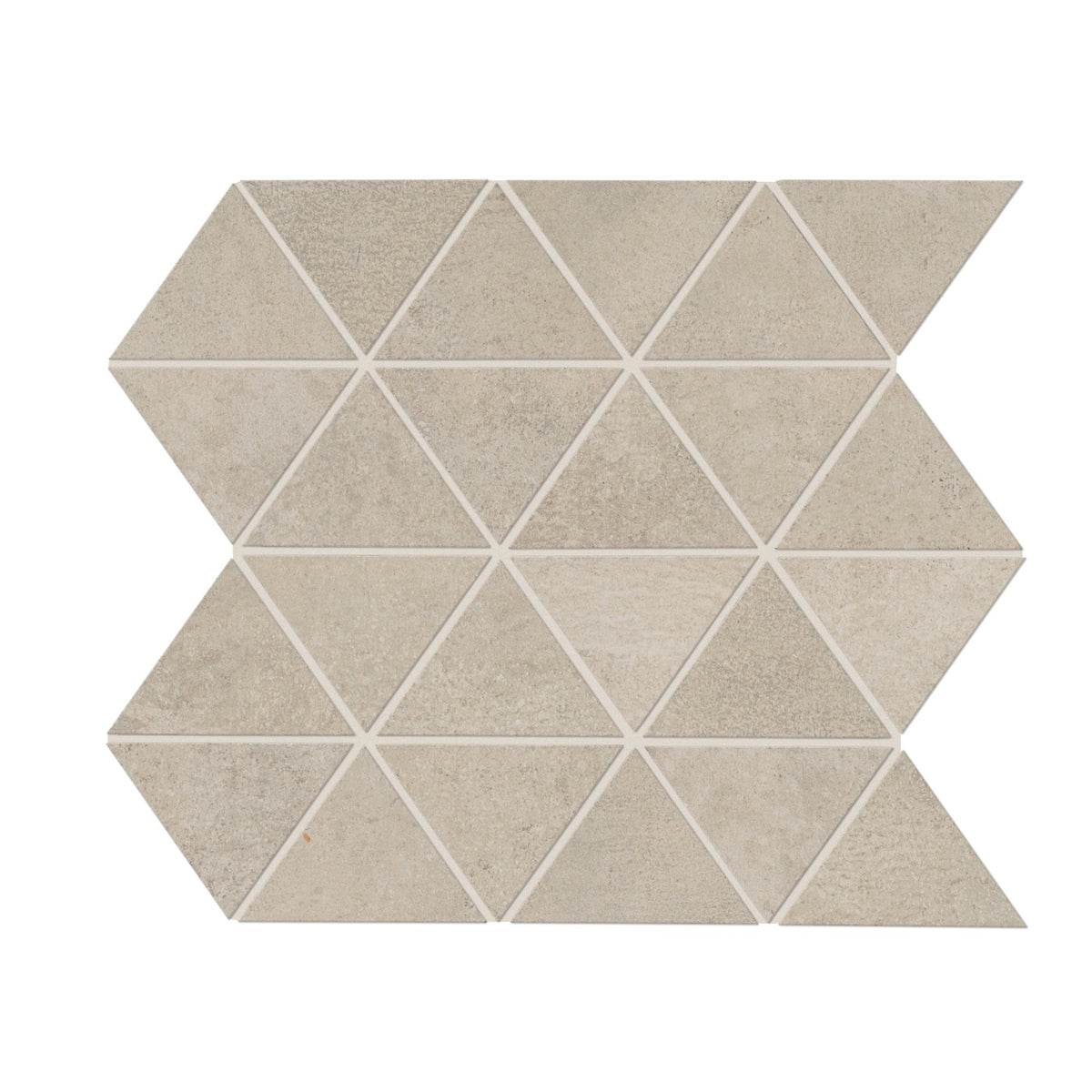 Daltile Chord Canon Grey matte porcelain mosaic