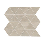 Daltile Chord Canon Grey matte porcelain mosaic