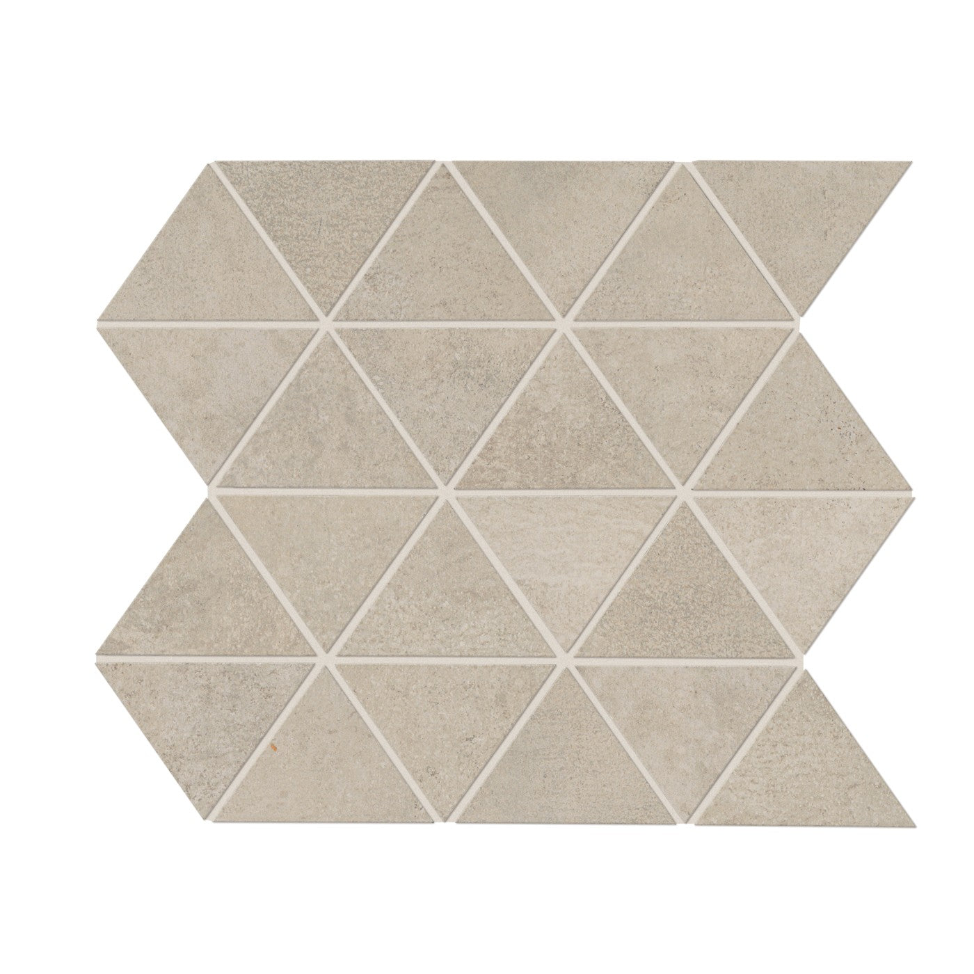 Daltile Chord Canon Grey matte porcelain mosaic