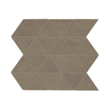 Daltile Chord Rhythm Brown matte porcelain mosaic