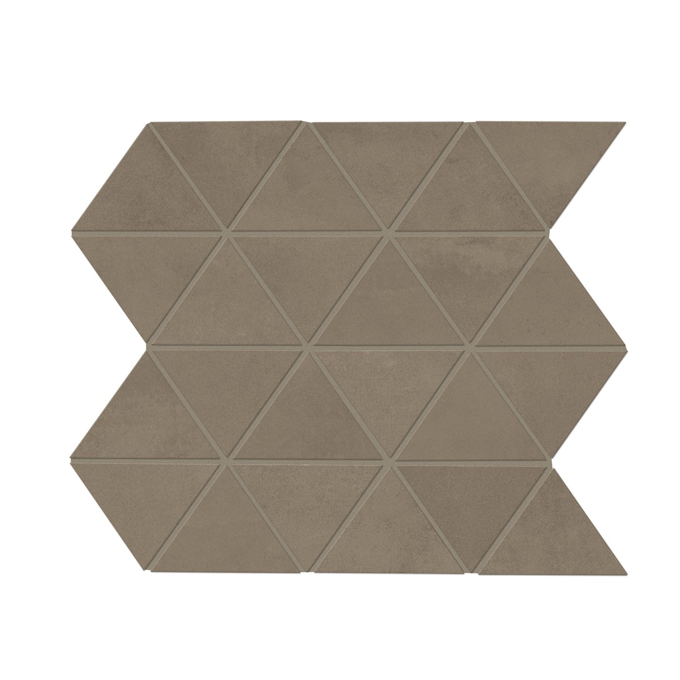 Daltile Chord Rhythm Brown matte porcelain mosaic
