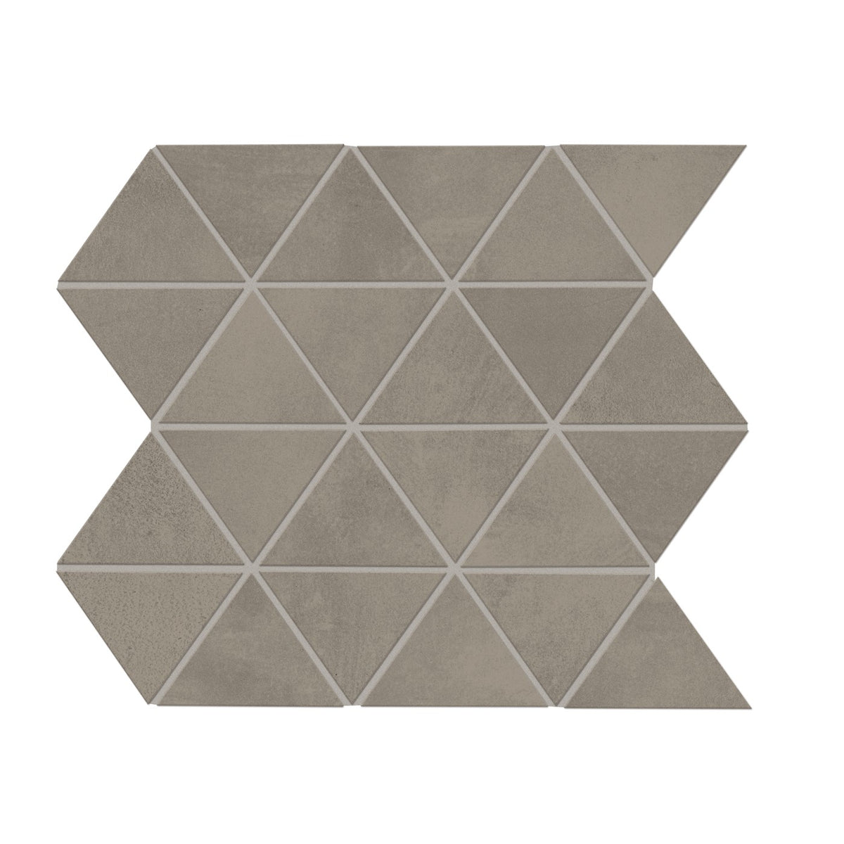Daltile Chord Forte Grey matte porcelain mosaic