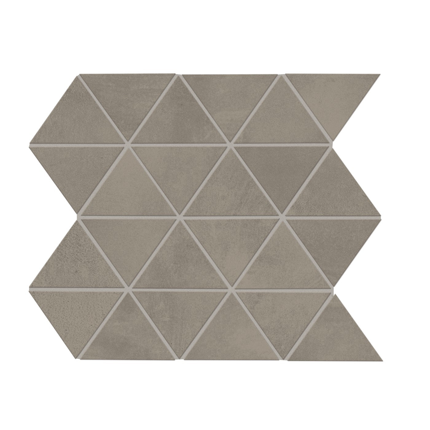 Daltile Chord Forte Grey matte porcelain mosaic