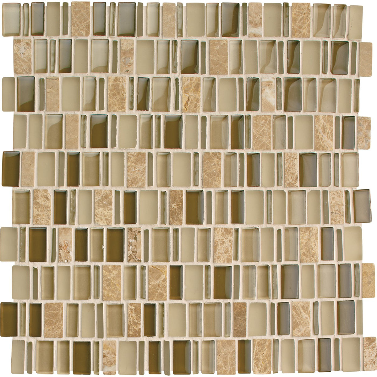 Daltile Clio Selene pebble mosaic