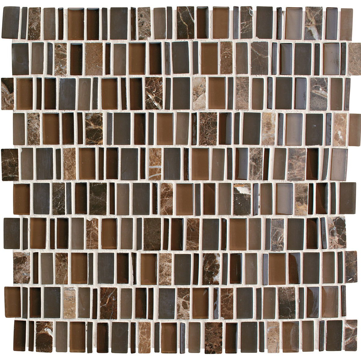 Daltile Clio Eos pebble mosaic