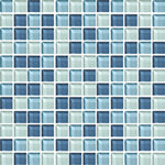 Daltile Color Wave Winter Blues mosaic