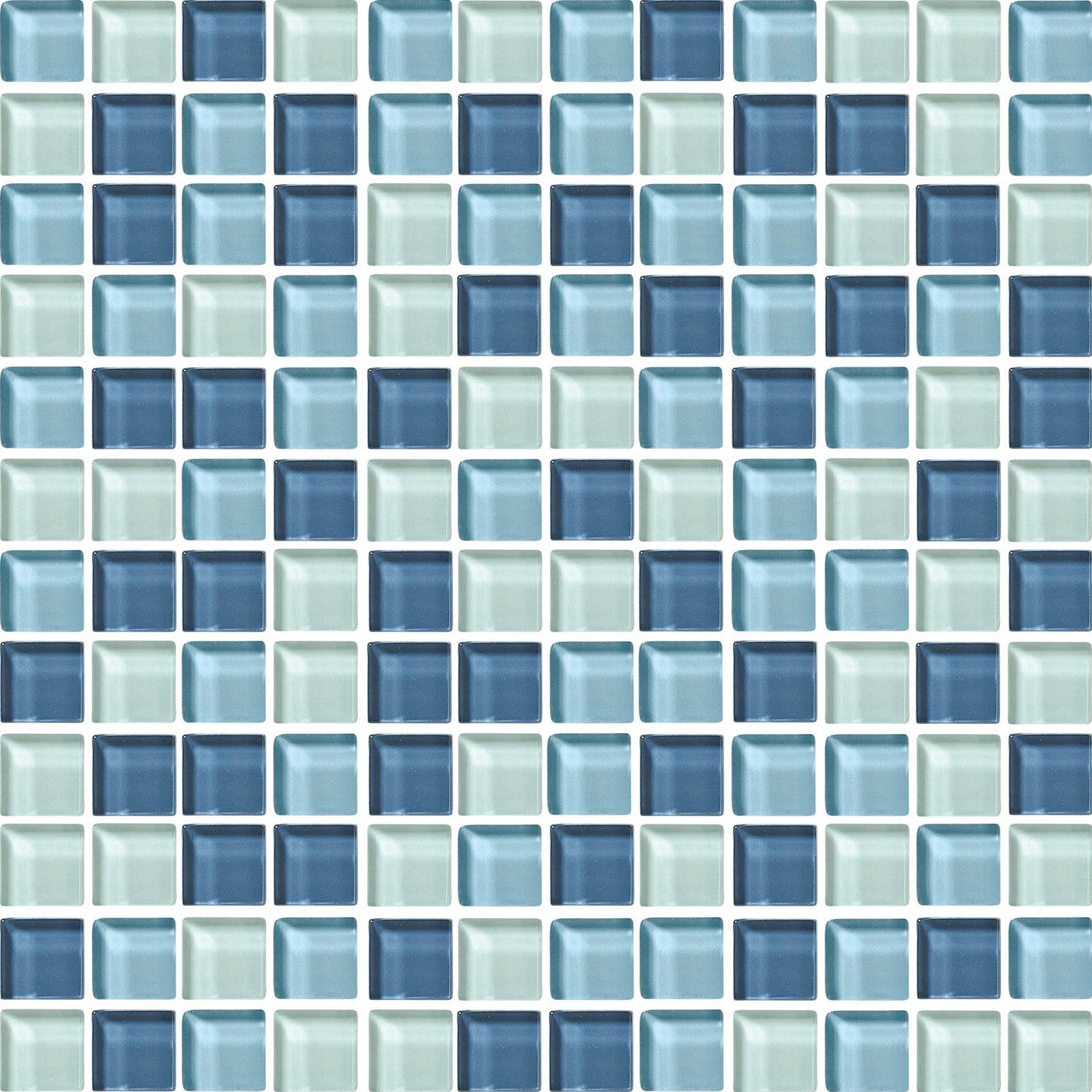 Daltile Color Wave Winter Blues mosaic