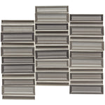 Daltile Cascading Waters Rain Water glass and stone mosaic