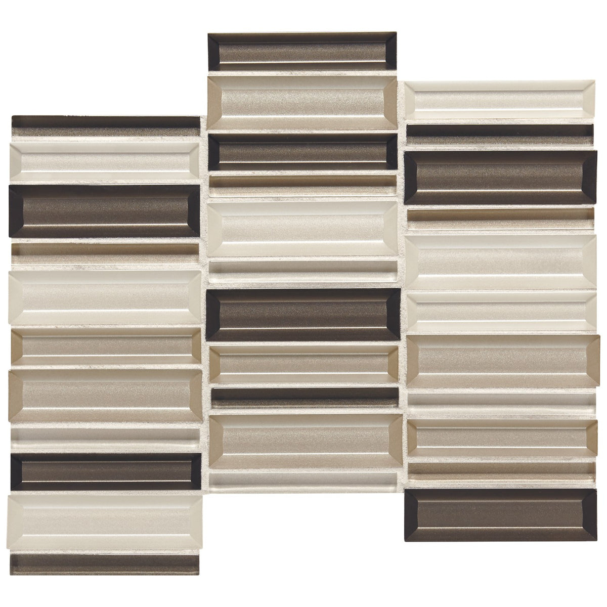 Daltile Cascading Waters Earth Tide glass and stone mosaic