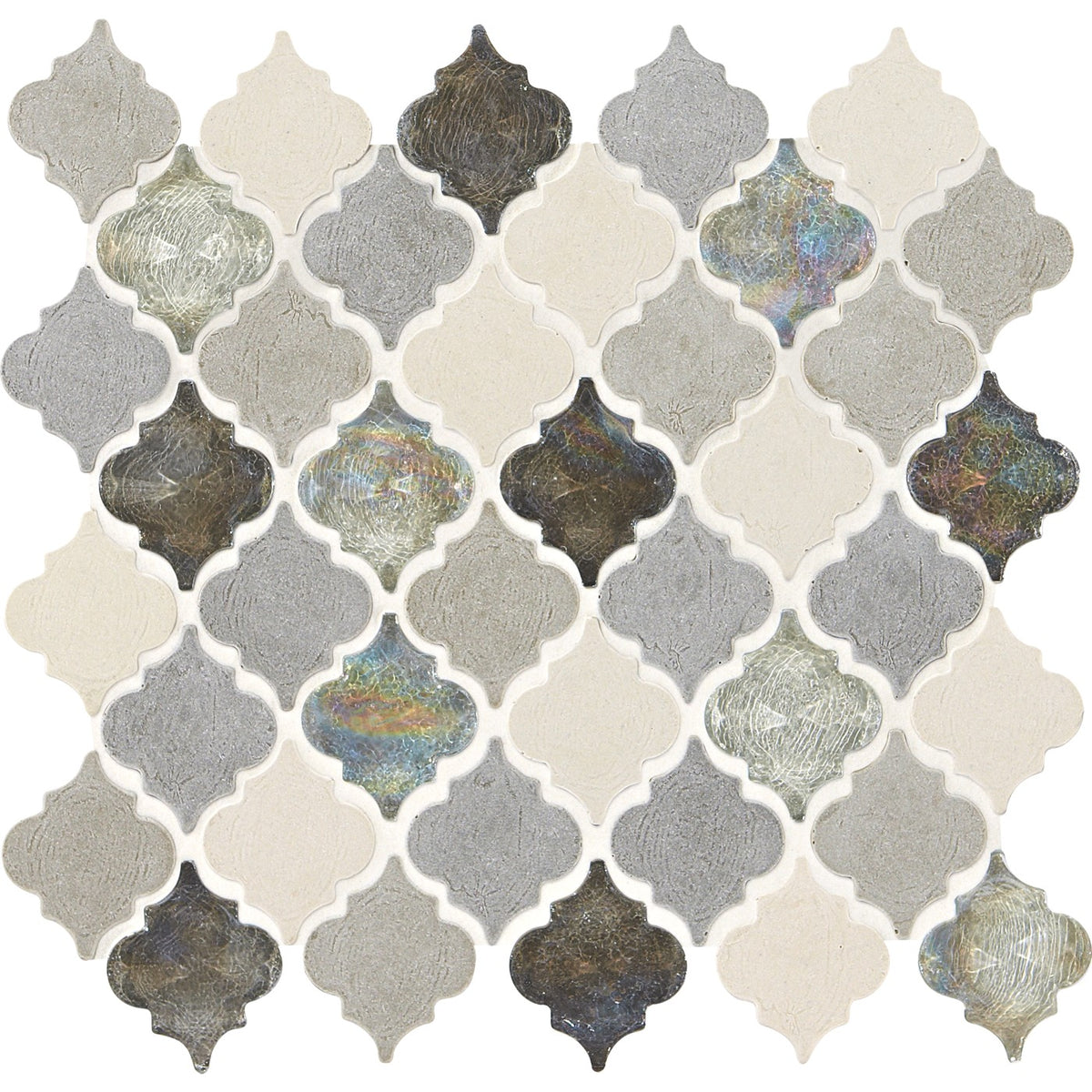 Daltile Decorative Accents Gris Et Blanc mosaic
