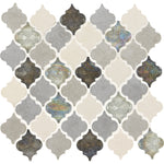 Daltile Decorative Accents Gris Et Blanc mosaic