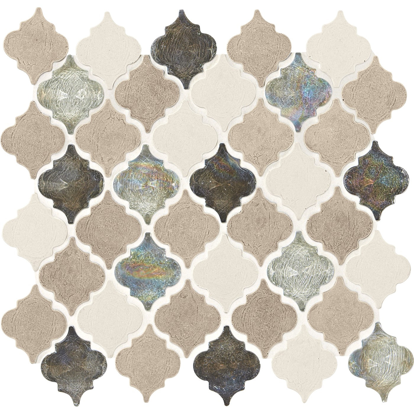 Daltile Decorative Accents Blanc Et Beige mosaic