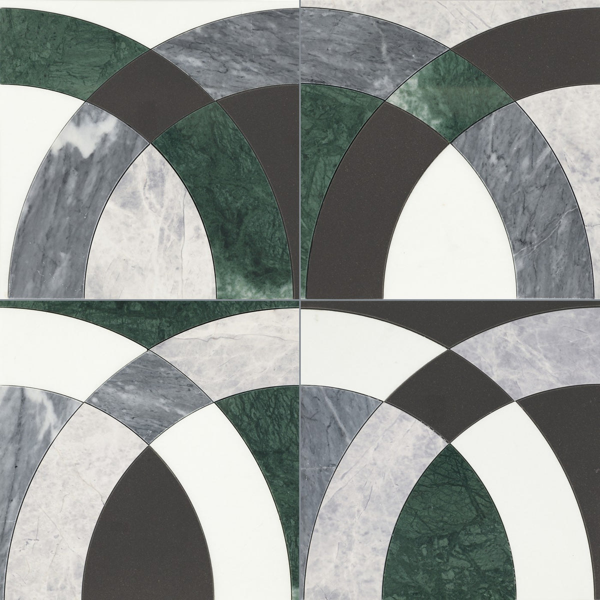 Daltile Eclessia Marble Cristallo Blend marble mosaic