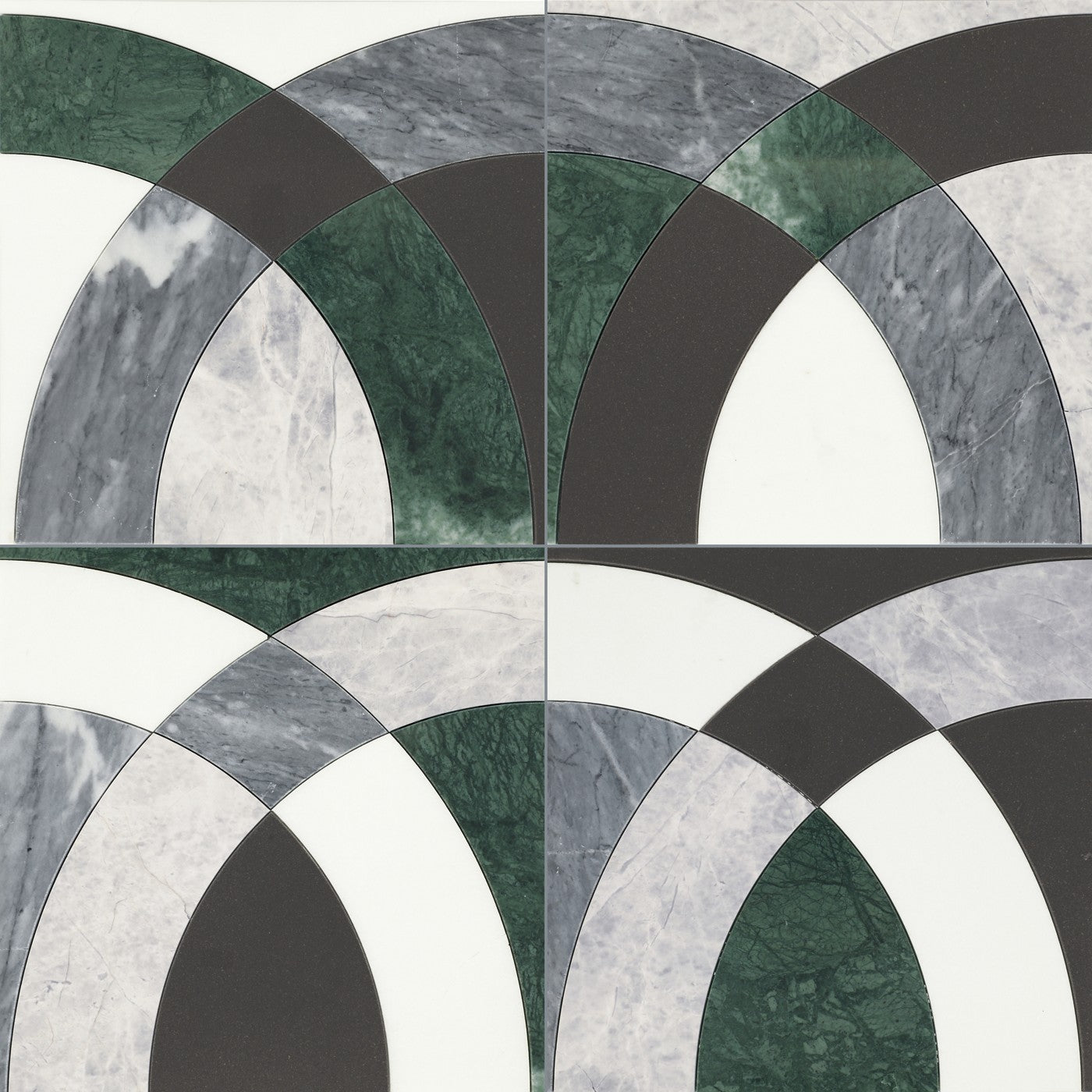 Daltile Eclessia Marble Cristallo Blend marble mosaic