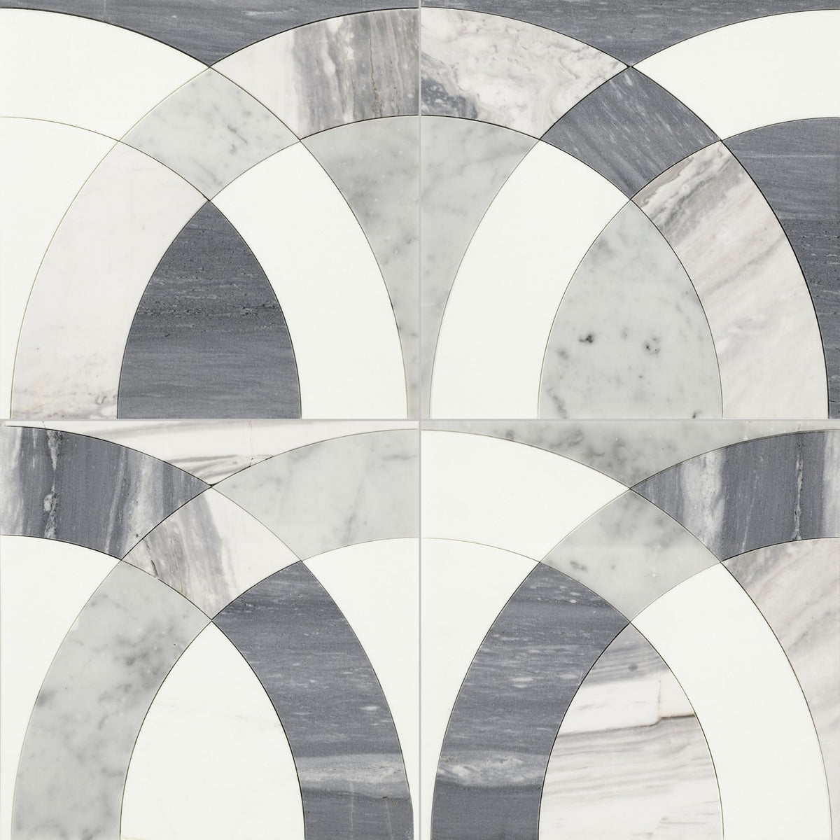 Daltile Eclessia Marble Volakas Blend marble mosaic